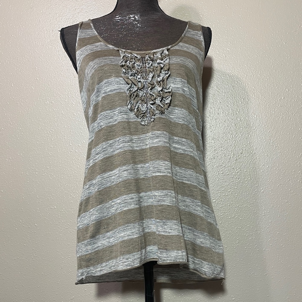 Smitten Ruffle Chest Tank Top